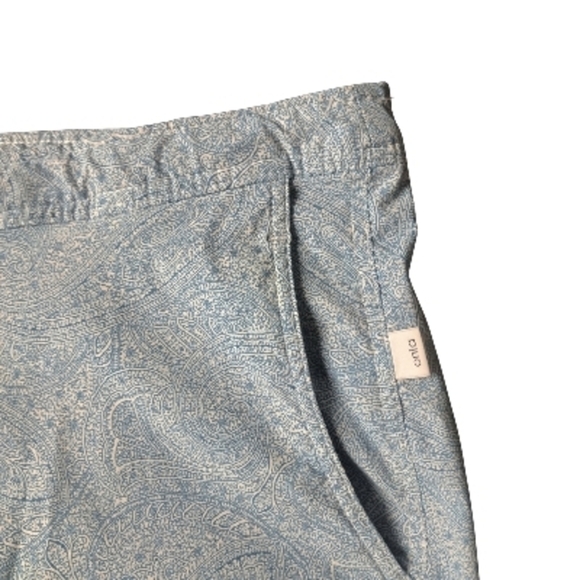 Onia Men's Size 38 Light Blue Paisley Swim Suit - Picture 5 of 15